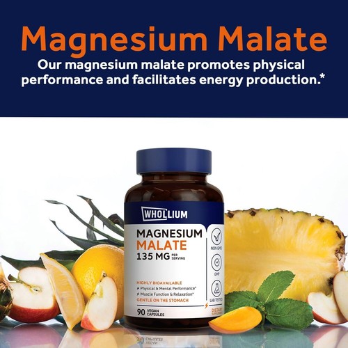 Magnesium Malate, Energy Production, Bone, Muscle Function & Relaxation 3/26 - Picture 4 of 6