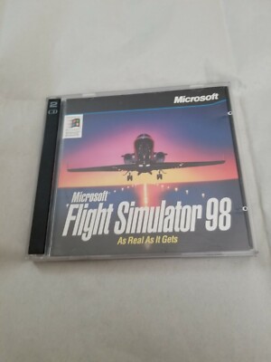 Microsoft Flight Simulator 98 PC CD-ROM Game Sim 