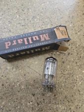 Rare  Mullard EF86/6267 Long Mesh Plate Square Getter England Strong