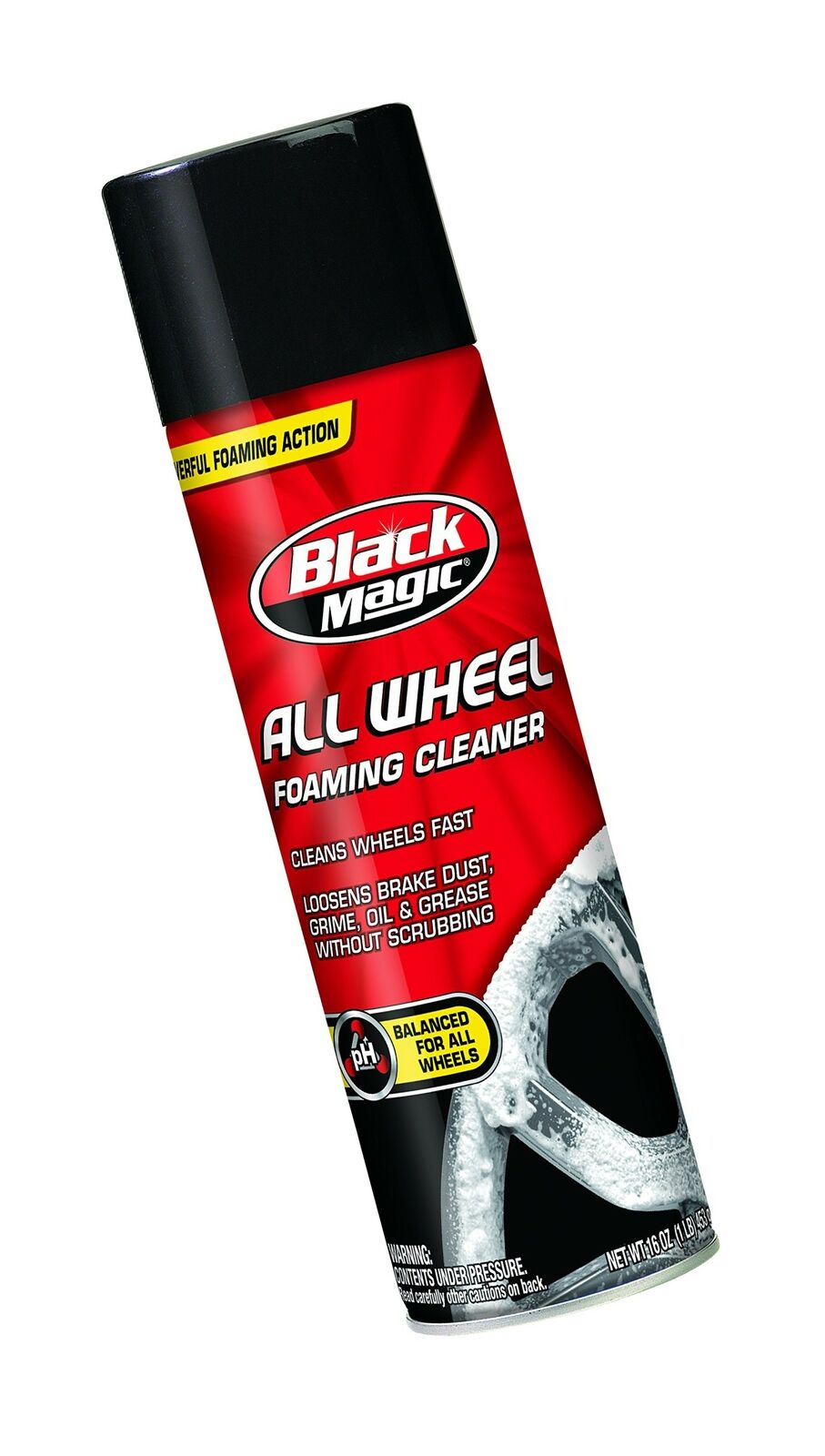 Black Magic 120009 Foaming All Wheel Cleaner, 16 oz. 16 Ounces (Single Unit)
