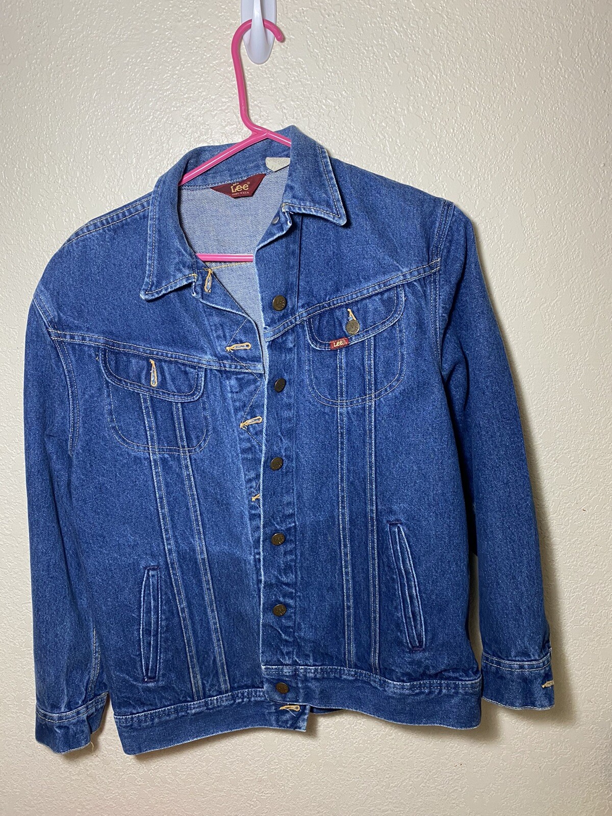 Vintage Lee Riders Denim Jacket, Made in USA, Gem