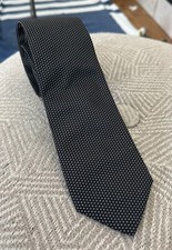 Prada Silk Tie Black Grey Italy Milan Necktie...