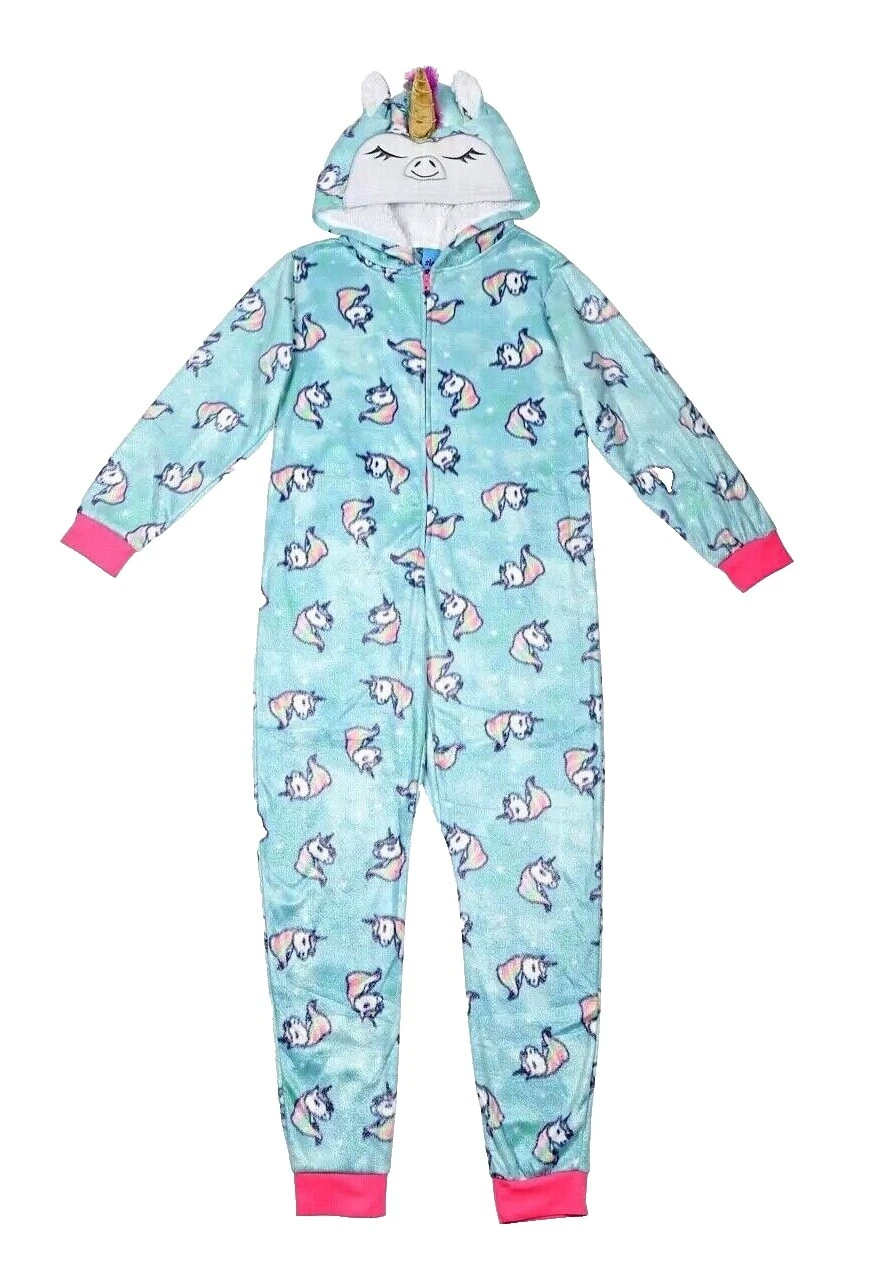 Ropa de dormir de una pieza para niñas Unicornio