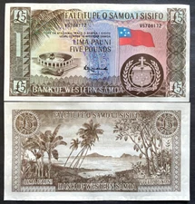 Western Samoa 5 Pounds 2020 Banknote World Paper Money UNC Currency Bill