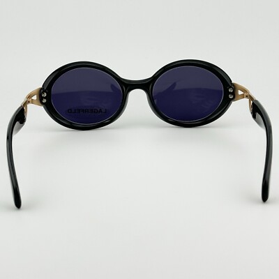 Vintage Karl Lagerfeld Sunglass 4127 01 France Frame Steampunk