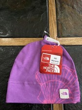NWT The North Face girls lightweight teenie beanie hat XXS 4/5 Violet