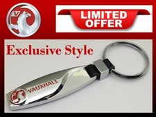 Teardrop Vauxhall Car Logo Metal Keyring with Free Red Velvet Gift Pouch - S3