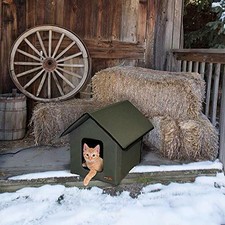k&h outdoor kitty house unheated