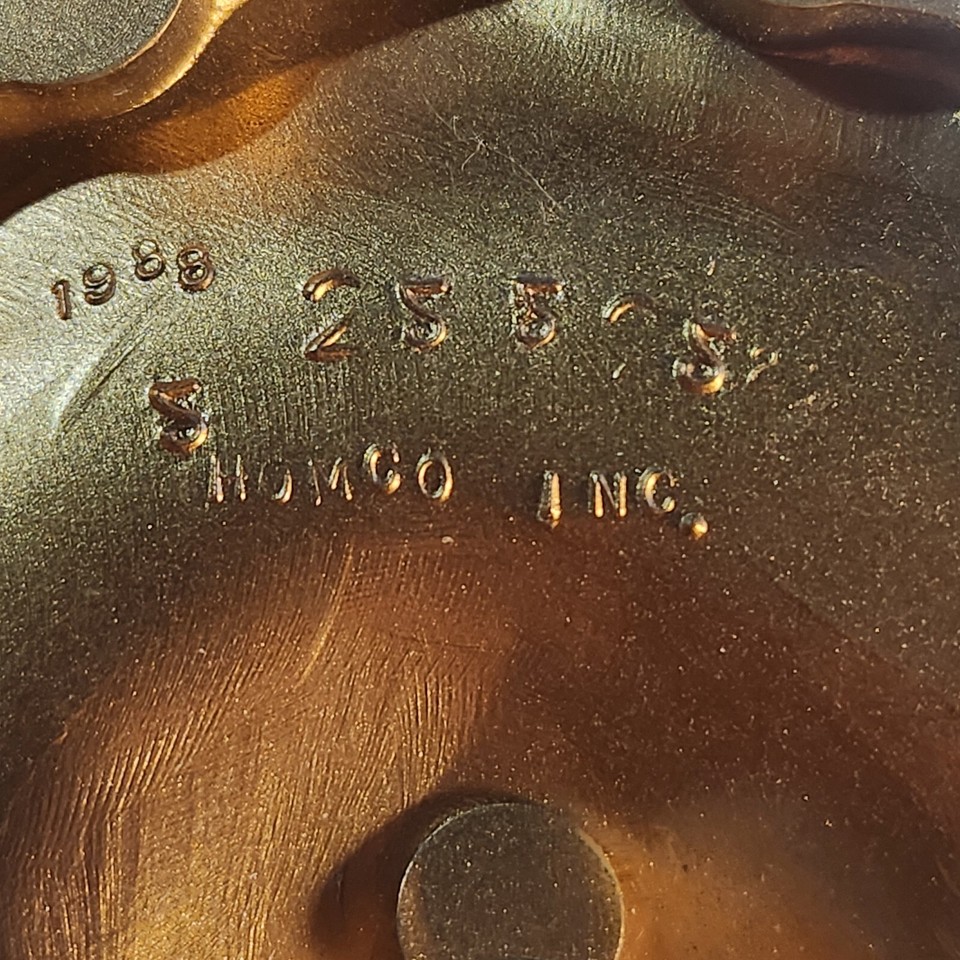 Vintage Homco Mirror Shelf & Wall Sconce Candleholders Hollywood