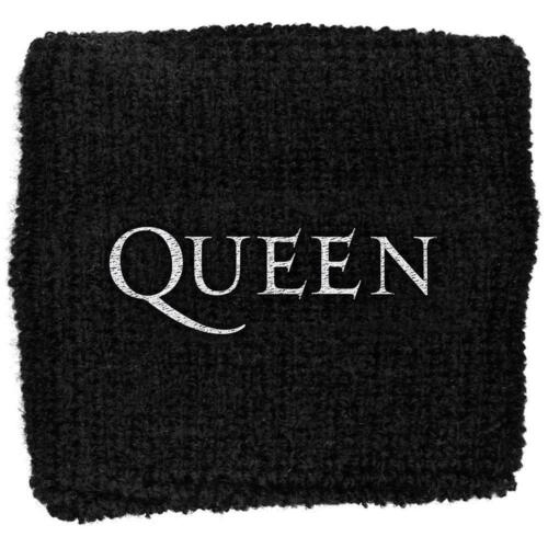 OFFICIAL LICENSED - QUEEN - LOGO SWEATBAND/WRISTBAND ROCK FREDDIE MERCURY - Picture 1 of 1