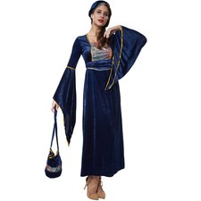 Kostüm Damen Burgfräulein Hofdame Mittelalter Kleid Gewand Fasching Karneval