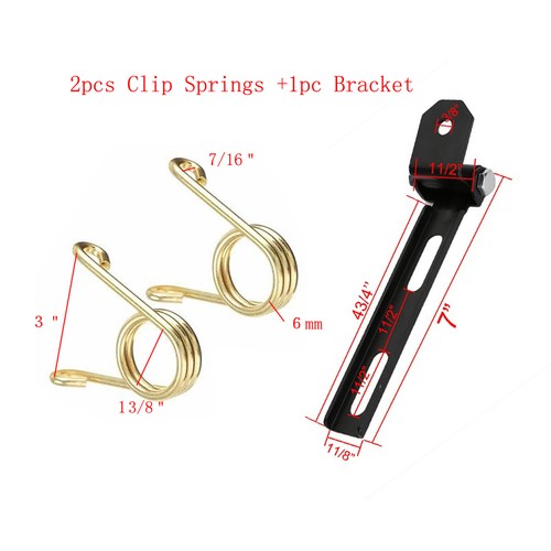 SOLO Seat Flame Leather Spring Base Bracket Kit For Harley Sportster Dyna Custom - Picture 28 of 32