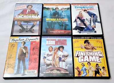 Anchorman, Basketball, Napoleon Dynamite, Without A Paddle... Comedy DVD Lot