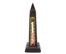 Thermometer WASHINGTON MONUMENT SOUVENIER Brass F & C USA