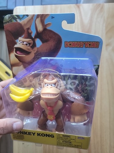 Donkey Kong With Bananas 4" Action Figure Jakks Pacific World Of Nintendo - Picture 4 of 7