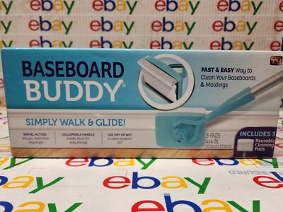 Baseboard Buddy Cleaner As Seen on TV Extendable Microfiber Duster ...