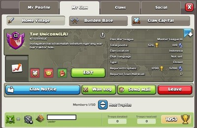 CLAN LEVEL 13 ( ENGLISH NAME ) CH LEVEL 5