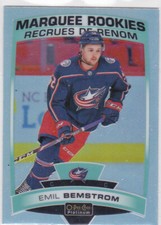 19/20 PLATINUM..EMIL BEMSTROM..MARQUEE ROOKIES..RAINBOW..# 166..BLUE JACKETS