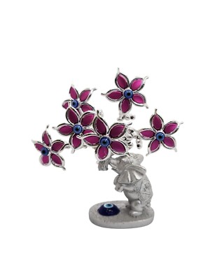 Tree Of life Base elephant  pink flower colors.