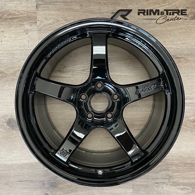Rays Gram Lights 57CR 18x8.5 +37 5x114.3 Gloss Black (Set of 4