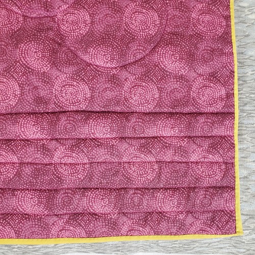 Beautiful 37" x 52" Quilted Art Wall Hanging signed by Artist - Gone Native - Picture 9 of 12