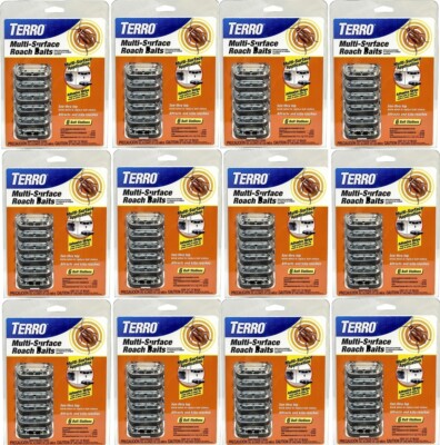 Terro T500 6 Count Multi Surface Roach Baits - Pack of 12