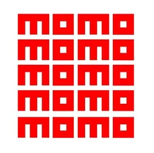 Momo Decal Die-Cut Vinyl Sticker Jdm Racing Steering Wheel