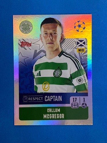 Sticker Topps Champions League 2024-25 2025 n.137 Callum Mcgregor (Celtic)