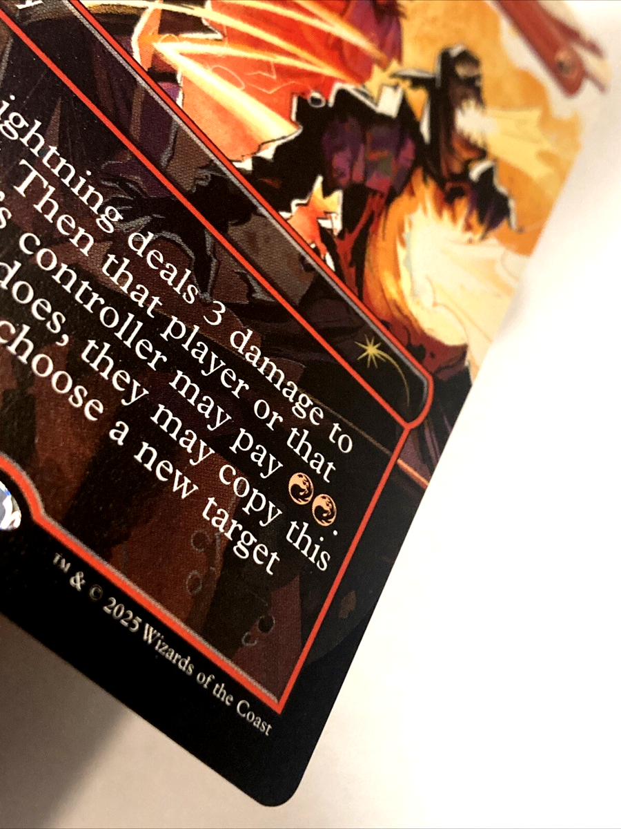 MTG Chain Lightning Secret Lair Everything is on Fire 2047 NM | eBay