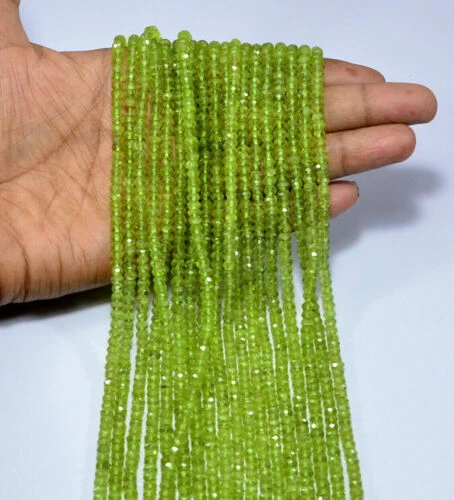 Edelstein Strang Perlen, Schmucksteine & -kugeln im Facettierten Stil