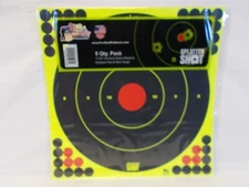 Pro-Shot Products Splatter Shot Adhesive Bullseye Targets 17.25 Black and Green