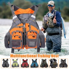 Fishing Vest Safety Life Bearing Life Safety Jacket Swimming Vest Boating Padded