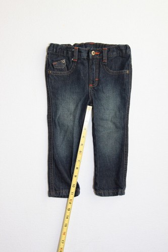 WRG Jeans Co Toddler Boy's Size 2T Adjustable Waist Blue Denim Jeans - Picture 6 of 13