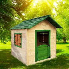 BRAST Spielhaus f&uuml;r Kinder Kinderspielhaus Stelzenhaus Garten Holzhaus 2.Wahl