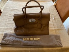 Mulberry Bayswater Bag ( soft grain  Leather Taupe / Putty.