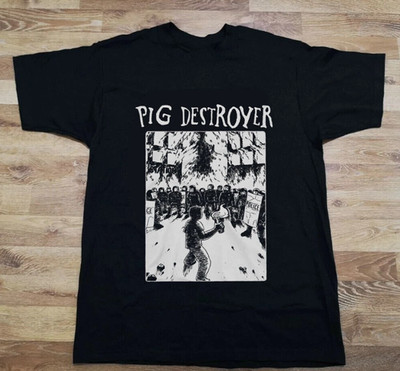 PIG DESTROYER band T-shirt Black Unisex All Sizes Shirt