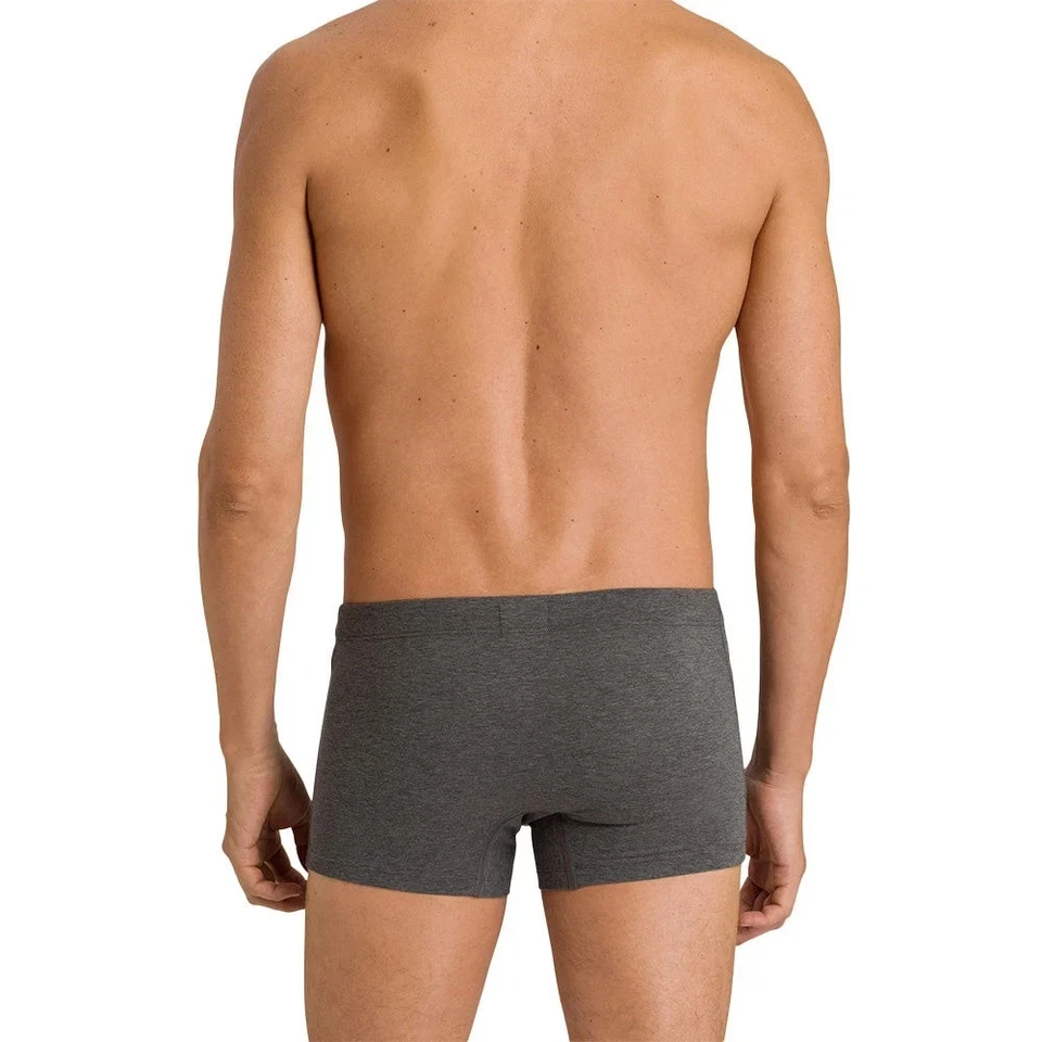 Hanro 2 Paquete Algodón Essentials Bóxer Gris Oscuro Talla XL Venta Bnib - Imagen 4 de 4