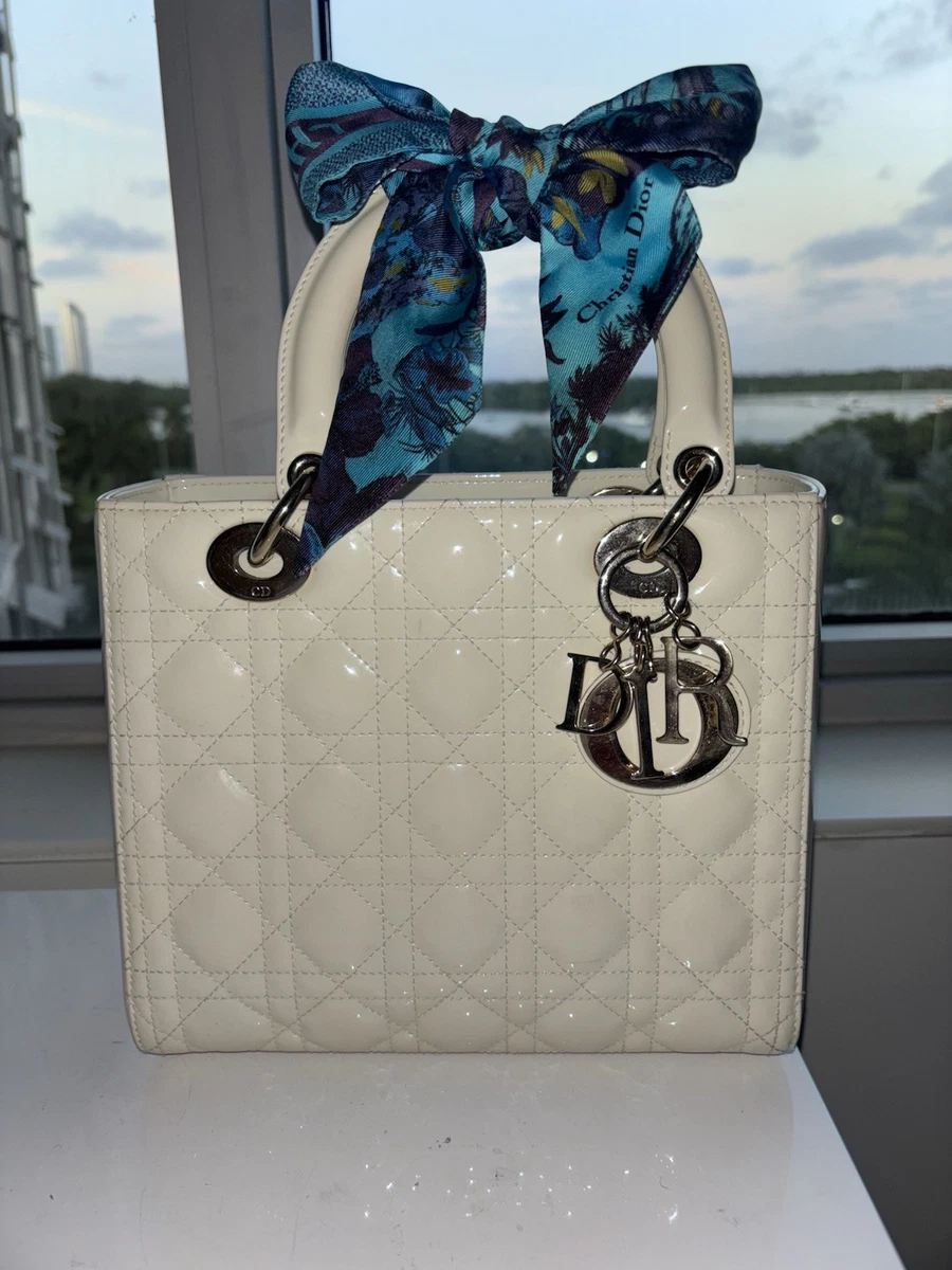 Dior White Patent Bags & Handbags for Women for sale | eBay