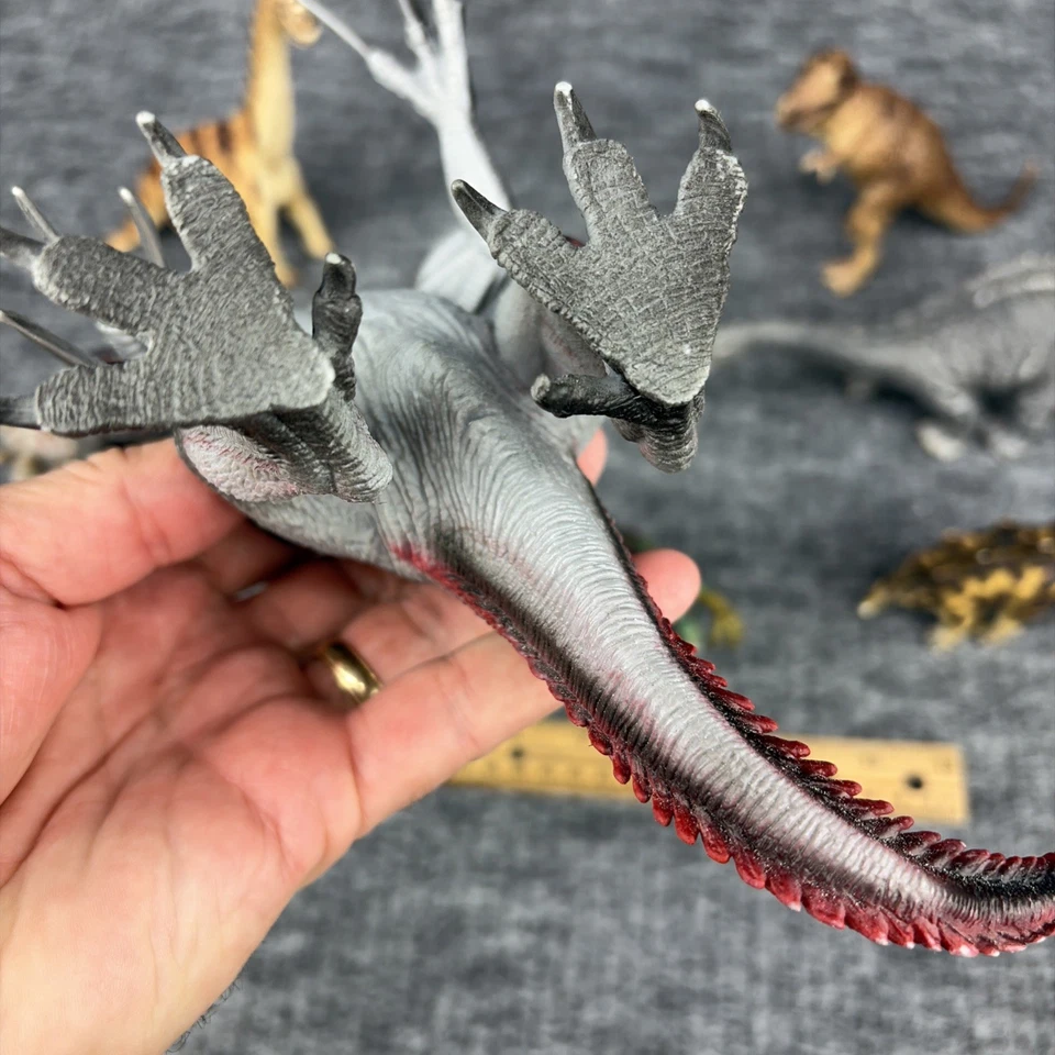 Lote de 10 dinosaurios de juguete Schleich - Stegasaurus, Raptor, Triceratops, ¡y más! Foto 4 de 4