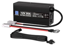 ECO-WORTHY 12V 20A  Lithium LifePO4 Battery Charger 14.6V Maintenance BB10