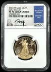 2023-W $25 Gold Eagle 1/2 oz NGC PF70 UCAM Proof Coin Early Releases Edmund Moy