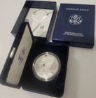 2005 W American Silver Eagle 1 Oz Proof Coin W Box & COA