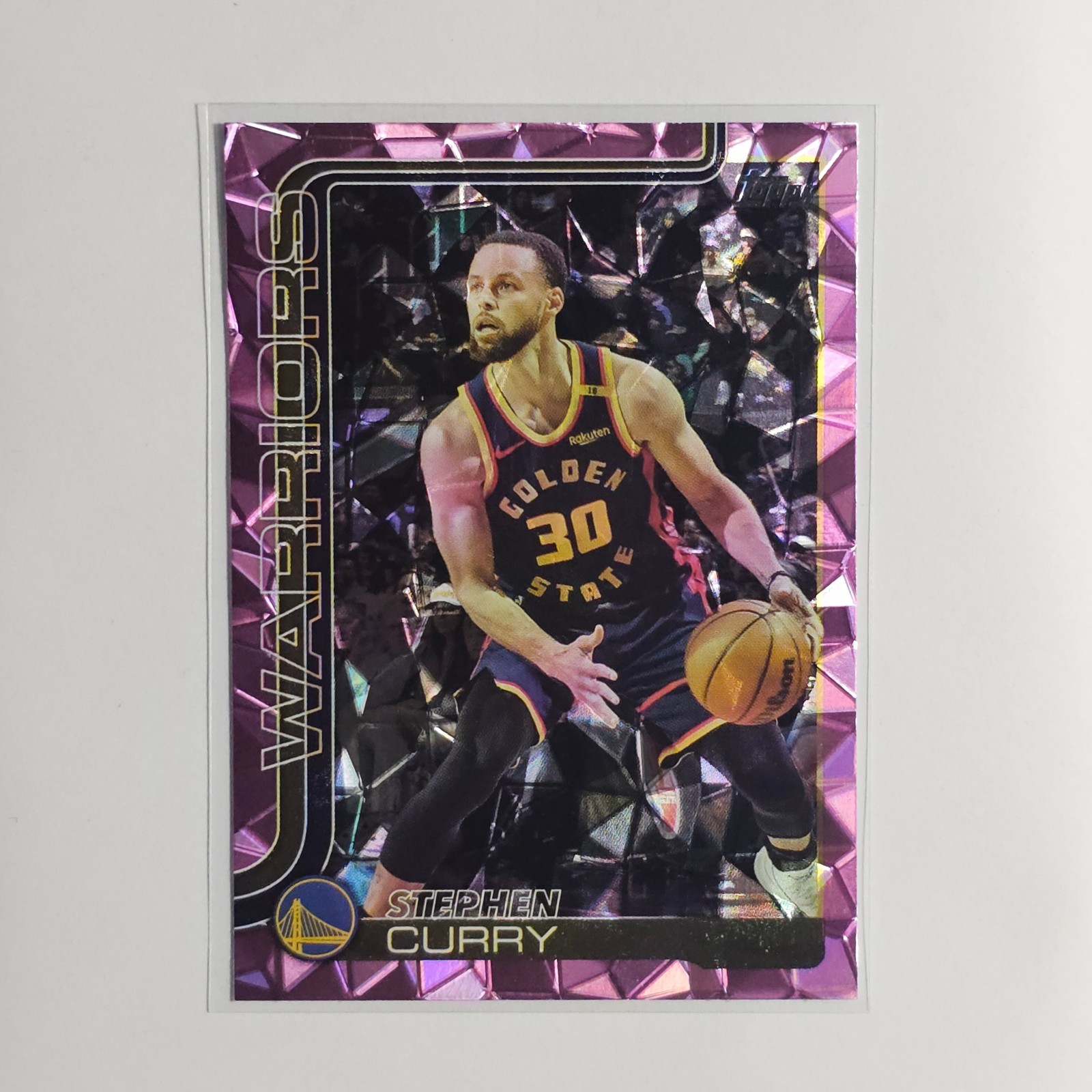 2025-26 Topps NBA Stephen Curry PINK DIAMANTE #135 Golden State Warriors SP