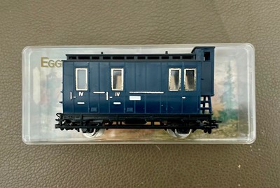 EGGER-BAHN,    -  2008 Packwagen blau in OVP -