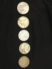 .999 FINE SILVER WALKING LIBERTY Coins, WORLD OF DRAGONS-5 COINS,1 TROY OZ. EA.