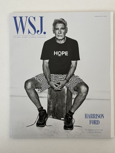 WSJ MAGAZINE - February 2025 Harrison Ford - Picture 1 of 1
