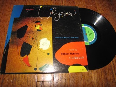 ULYSSES - JAMES JOYCE READ BY SIOBHAN McKENNA  E.G. MARSHALL CAEDMON RECORDS LP