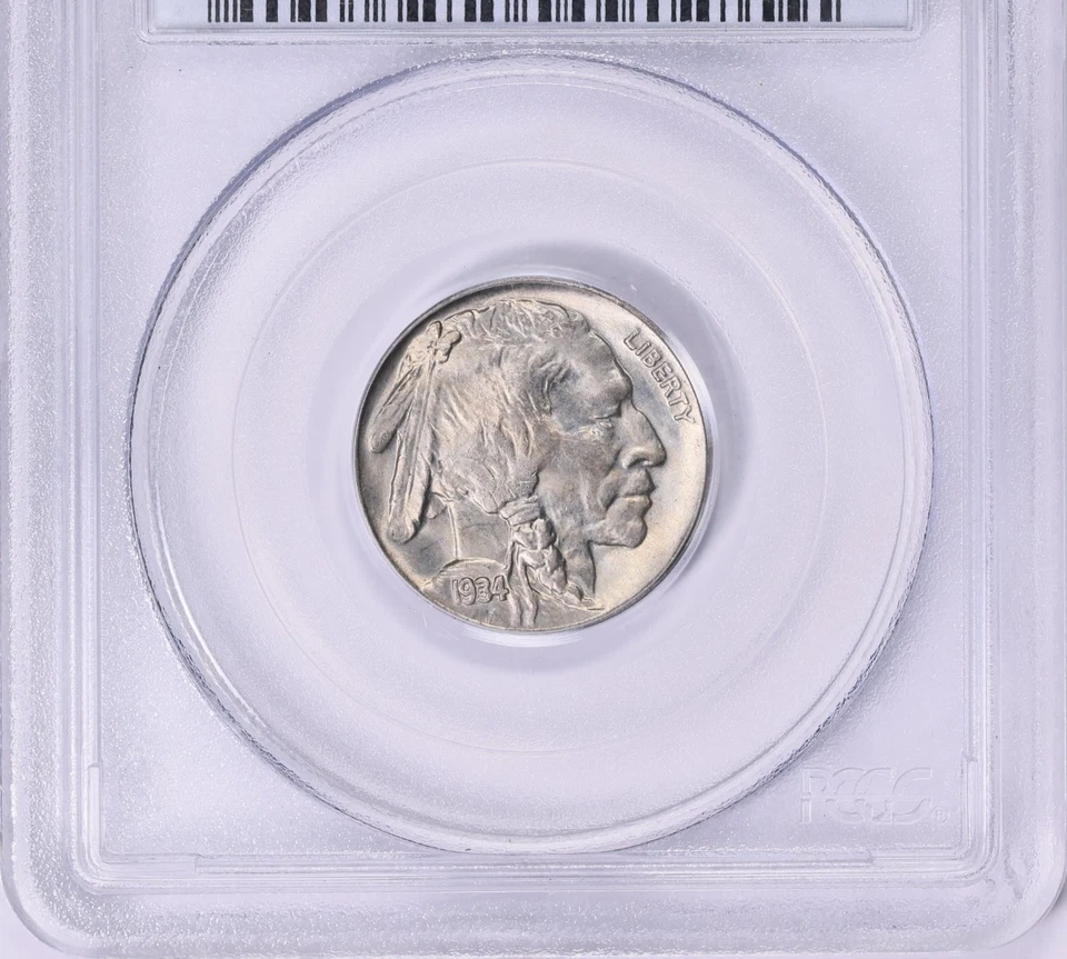 1934 Buffalo Nickel PCGS MS-65 CAC Sticker Fivaz Collection Pedigree - Image 2 of 4