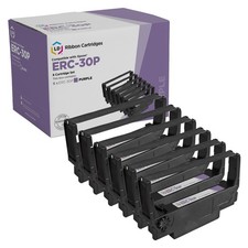 LD 6 Pack ERC-30P Purple Ribbon for Epson ERC30 M119B M119D IT-U375 TM-200 TM260