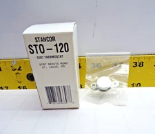 New Stancor Disc Thermostat  STO-120 / ST0-120